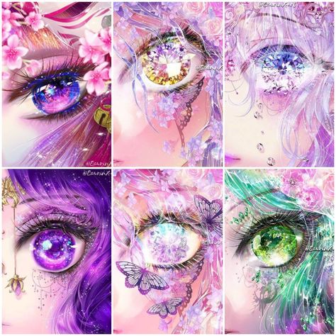 Vtuber Ideas, Anime Eye Makeup, Cats Art Drawing, Cute Eyes Drawing, Galaxy Colors, Eye Drawing Tutorials, Shiny Eyes, Eyes Artwork, Body Drawing Tutorial