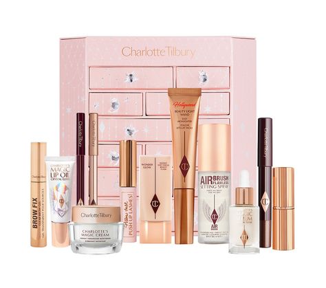 Best Beauty Advent Calendar, Pillow Talk Lipstick, Charlotte Tilbury Pillow Talk, Beauty Advent, Travel Size Makeup, Charlotte Tilbury Makeup, Kohl Eyeliner, Eyeshadow Pencil, Advent Calenders