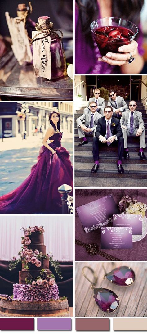 dark purple wedding color inspiration and wedding invitations Dark Purple Wedding, Purple Color Schemes, Plum Wedding, Wedding Colors Purple, Wedding Color Inspiration, Have Inspiration, Wedding Color Palette, Wedding Destination, Wedding Color Schemes