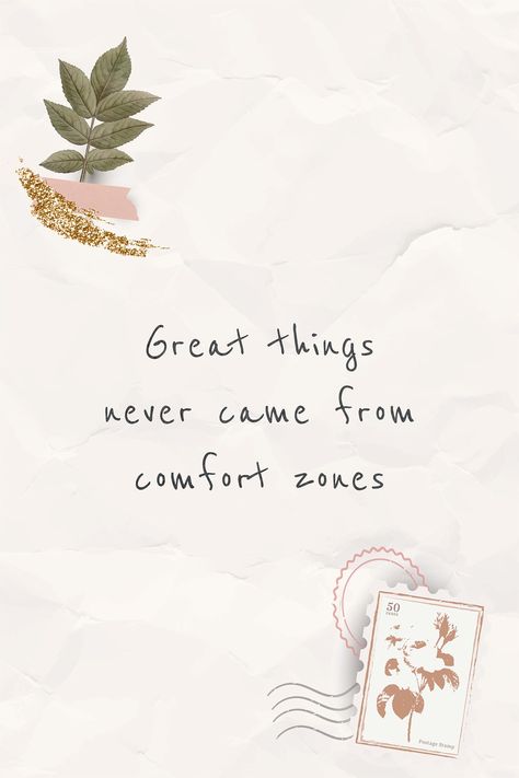 Phrase great things never came from comfort zones quote | free image by rawpixel.com / PLOYPLOY Great Things Never Come In Comfort Zones, Quotes Writing Background, Comfort Zones Quote, Comfort Zone Quotes, Belief Quotes, Dont Quit Your Daydream, Kids Nursery Art, Future Quotes, Story Background