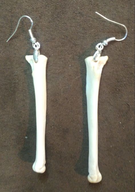 Wolf Toe Bone Earrings Bone Earrings Handmade, Bone Jewellery, Bone Accessories, Bone Earrings, Bone Art, Bone Jewelry, Bones, Fashion Inspo, Drop Earrings