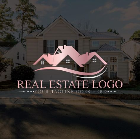 Real Estate Agent Logo, Logo Property, Property Logo Design, Logo Design Real Estate, Logo House, Estate Logo Design, Property Logo, Design Real Estate, Logo Home