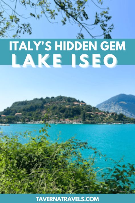 Explore Italy's hidden gem, Lake Iseo. A beautiful lake nestled between Bergamo and Brescia, and away from the crowds. | things to do in italy | lake iseo italy | lago iseo | hiking in italy | best lakes in italy | summer in italy | best places to visit in italy Lake Iseo Italy, Italian Islands, Italy October, Walk Off The Earth, Places To Visit In Italy, Summer In Italy, Italy Country, Lake Iseo, Things To Do In Italy