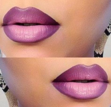 I wear this almost all the time .... Love love love it!!! Dark Purple Lipstick, Ombré Lips, Ombre Lipstick, Wedding Lips, Ombre Lip, Art Lips, Pink Purple Ombre, Purple Lips, Purple Lipstick