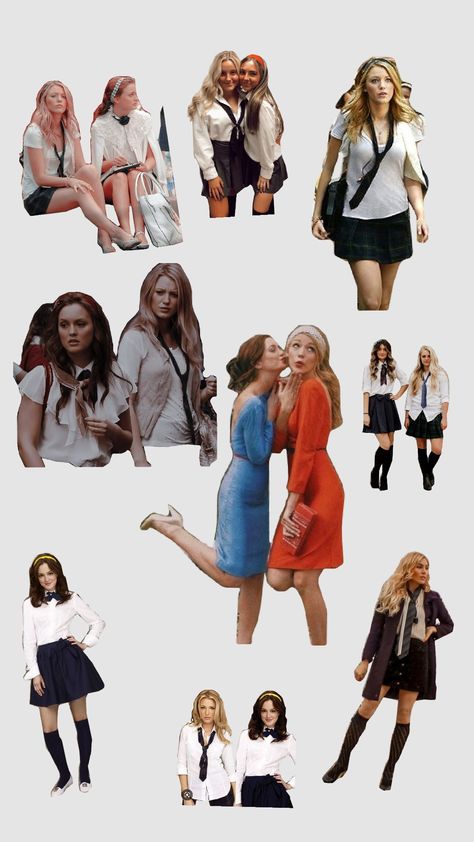 Gossip Girls Halloween Costume Inspo F•r•i•e•n•d•s Halloween Costumes, Serena And Blair Costume, Gossip Girl Halloween, Gossip Girl Costume, Gossip Girl Halloween Costume, Cute Group Halloween Costumes, Girls Halloween Outfits, Gossip Girls, Duo Halloween Costumes