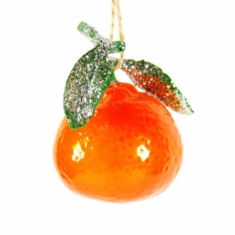 Tangerine Bauble Tree Decoration | Buy online UK – Sous Chef UK Christmas Oranges, Tangerine Fruit, Food Tree, Fruit Ornaments, Cody Foster, Faux Food, Xmas 2022, Christmas Fruit, Food Ornaments