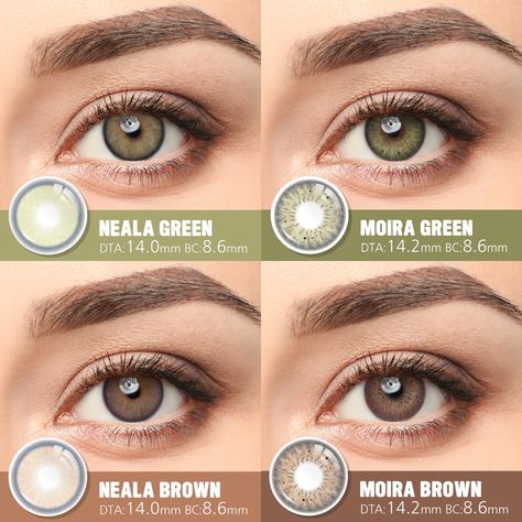 💚🤎Green VS Brown. Which is your favorite one? Could you share with us below? more info 

⬇️⁠⁠Use code "B2G2, B3G3", buy more get more!⁠🎁♡ ⁠
---
#Just4kira #just4kiracoloredcontacts #contactlens #onlineshopping #lenses #greencontacts #eyewear #browneyes #beauty #chicforeyes #pupilentes Green Contacts, Makeup Accesories, Colored Contact Lenses, Circle Lenses, Swag Girl Style, Contact Lenses Colored, Colored Contacts, Girl Swag, Contact Lenses