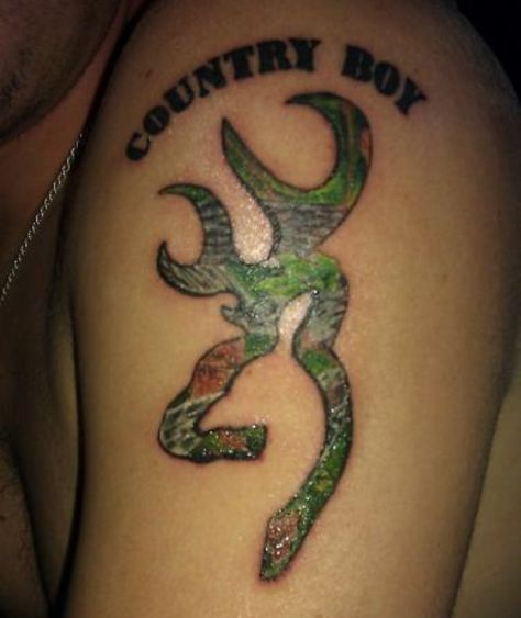 Country boy :) Country Boy Tattoos, Couple Tats, Country Girl Tattoos, Couple Tat, Browning Tattoo, Tattoos Pictures, Ankle Tattoos, Back Of Shoulder Tattoo, Country Boy