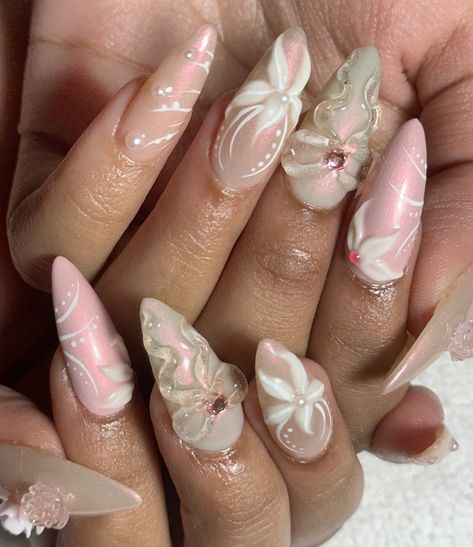 🎀💝⚜️ . . ~𝐡𝐢𝐠𝐡𝐥𝐢𝐠𝐡𝐭𝐬: lots of sculpting, even slightly raised like the petals is such a cool texture 💓 // PRICE BREAKDOWN // ★ GEL-X ★ 𝐒𝐢𝐦𝐩𝐥𝐞 𝐀𝐫𝐭𝐞-🌟 𝐓𝐎𝐓𝐀𝐋 : $𝟒𝟓𝟎 𝐓𝐓𝐃 (See our *artehavenstudio.as.me* website for our full price list with various pricing options✨ ~link in bio ) 🌷~𝐆𝐞𝐥𝐱 𝐫𝐞𝐭𝐞𝐧𝐭𝐢𝐨𝐧 𝐢𝐬 𝟒+ 𝐰𝐞𝐞𝐤𝐬, 𝐬𝐞𝐞 𝐨𝐮𝐫 𝐡𝐢𝐠𝐡𝐥𝐢𝐠𝐡𝐭 “☆Gel-X☆“ 𝐟𝐨𝐫 𝐦𝐨𝐫𝐞 𝐢𝐧𝐟𝐨 𝗣𝗥𝗢𝗗𝗨𝗖𝗧𝗦 𝗨𝗦𝗘𝗗: available locally for nail techs!! ⬇️ @kokoistcaribbean from @essentiadistribution Mega stick base, ultra glossy top, strawberry lat... 3d Gel Nail Art, 3d Nail Designs, Hard Gel, Xmas Nails, Nails Inspo, 3d Nails, Price List, Nail Inspo, Link In Bio