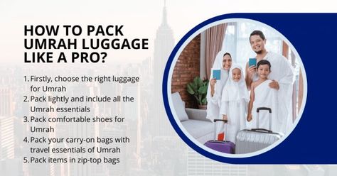 Packing for Umrah is essential, just like other trips and tours. Whenever we talk about travelling or journeys, the first thing that comes to our mind is packing. Do you know Umrah packing luggage is slightly different from other luggage packing? Luggage Packing, Packing Luggage, Carry On Bag, Like A Pro, Travel Essentials, Talk About, Latest News, Did You Know, The First