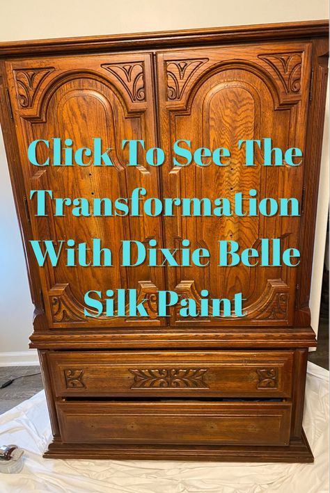 Chalk Painted Armoire Ideas, Dixiebelle Painted Furniture, Chalk Paint Armoire Ideas, Silk Mineral Painted Furniture, How To Use Chalk Paint On Furniture, What Paint To Use On Furniture, Best Paint To Use On Furniture, Paint Armoire Ideas Diy, Dixie Belle Chalk Paint Colors