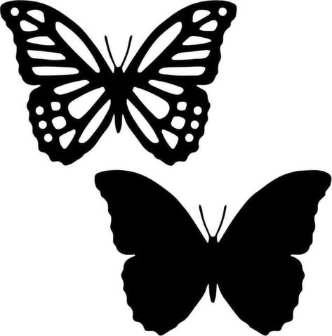 Butterfly Cricut Projects, Free Butterfly Svg, Cricut Animals, Silhouette Butterfly, Cricut Projects Easy, Butterfly Stencil, Idee Cricut, Cricut Stencils, Butterfly Svg