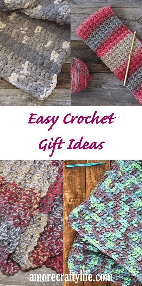 Handmade Crochet Gifts, Diy Crochet Gifts For Friends, Crochet Gifts For Teenage Girl, Free Crochet Patterns For Afghans, Easy Crochet Gift Ideas, Crochet Gift Ideas For Women, Chunky Scarf Crochet Pattern, Chunky Crochet Throw, Diy Crochet Gifts