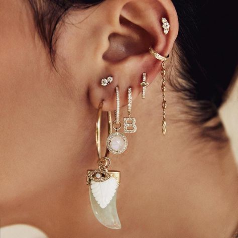 Jacquie Aiche Earrings, Pave Ear Cuff, Gold Diamond Earrings Studs, Jacquie Aiche, Sell Gold, Mother Denim, Buy Buy, Marquise Diamond, Diamond Drops