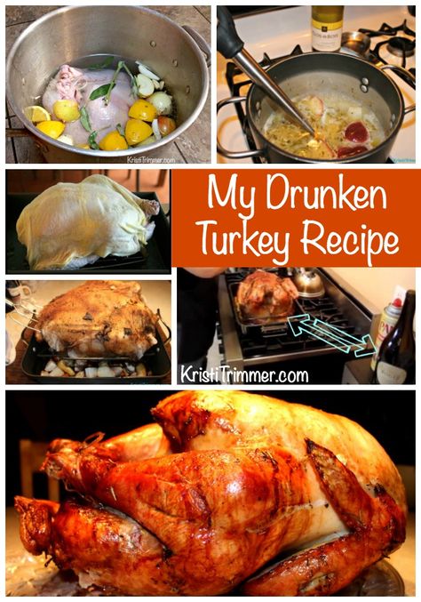 My Famous Drunken Turkey Recipe    Do you want a stellar, easy-to-follow recipe for absolutely, hands-down, best turkey you will ever eat in your life? Well, get your turkey drunk then! Drunken Turkey Recipe, Orange Dragonfly, Asian Turkey Meatballs, Phoenix Food, Turkey Ideas, Recipe Strawberry, Best Turkey, Holiday Party Foods, Famous Recipe