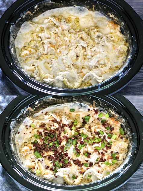 Chicken And Noodles Crock Pot, Pasta Crock Pot Recipes, Crock Pot Recipes Chicken, Chicken And Spaghetti, Crock Recipes, Crockpot Pasta Recipes, Chicken And Noodles, Crockpot Pasta, Chicken And Pasta