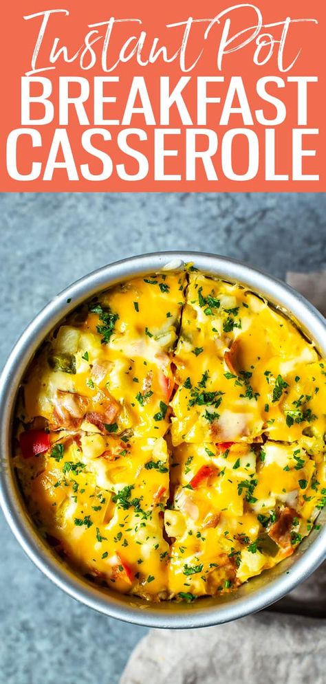 Instant Pot Breakfast Casserole, Instant Pot Breakfast, Healthy Breakfast Casserole, Make Breakfast, Hash Browns, Instant Pot Dinner Recipes, Easy Instant Pot Recipes, Breakfast Recipes Casserole, Instapot Recipes