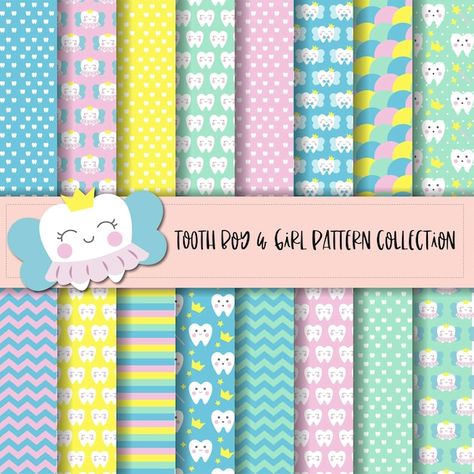 Fairy Baby, Pattern And Decoration, Tooth Fairy, Party Decoration, Premium Vector, Graphic Resources, Boy Or Girl, Party Decorations, Pattern