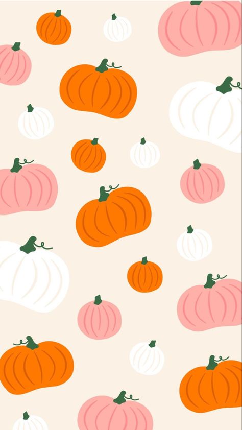 Preppy Pumpkin Wallpaper, Pink And Orange Pumpkins, Minimalist Pumpkin Wallpaper, Pink And Orange Fall Wallpaper, Pink And Orange Fall Aesthetic, Groovy Halloween Wallpaper, Cute Pink Fall Wallpaper, Pink And Orange Halloween Wallpaper, Simple Pumpkin Wallpaper