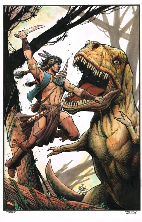 Turok -vs- T-Rex Color Version - Valiant -Timothy Truman Comic Art Turok Art, Pictures To Color, Christmas Coloring Sheets, Art Gallery Room, Gallery Room, Coloring Sheets, Colorful Pictures, Christmas Colors, T Rex