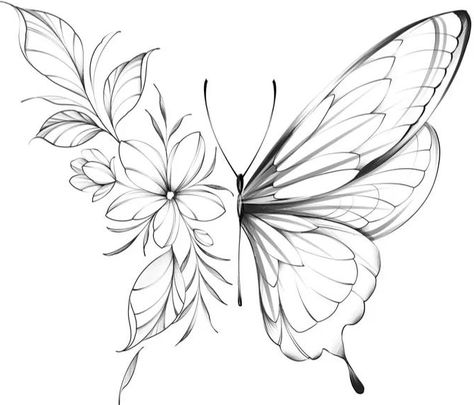 The Beautiful Meaning Behind Butterfly Tattoos | by Anastasiia Koviazina | Sep, 2023 | Medium Beautiful Meaning, Butterfly Tattoos, Pretty Designs, Chest Tattoo, Butterfly Tattoo, The Skin, Tattoo Designs, Meant To Be, Flash