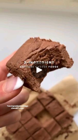 3.2K views · 12K reactions | 2-INGREDIENT COTTAGE CHEESE FUDGE SQUARES! By @lilsipper

Don’t knock it ‘til you try it! I based this recipe off of my greek yogurt fudge, but of course this time I’m using cottage cheese. I used 100%
unsweetened pure chocolate which has no sugar or sugar alcohols - but if you are not used to a sugar free diet, of course you can use sweetened chocolate.

Ingredients:
1 1/2 cups cottage cheese
1/2 cup melted chocolate *see note above for what I used

Follow the video for instructions.
_____
💁 Did you know? 💡 If you want to lose several lbs in the first week alone with #ketolifestyle. You can click the link in our bio to get Everything You Need for #keto Success. Just imagine… 28 days from now, you will have successfully completed the Keto Challenge. 
Not only Yogurt Fudge, Cottage Cheese Fudge, Cheese Fudge Recipe, Cheese Fudge, Healthy Fudge, Chocolate Ingredients, Low Cal Dessert, Keto Fudge, High Protein Desserts