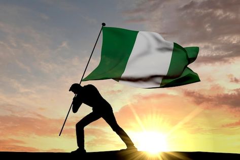 Nigerian Independence Day, Male Silhouette, Socioeconomic Status, Nigerian Flag, Nigeria Flag, Off Grid Solar, Church Graphic Design, Information And Communications Technology, West Africa