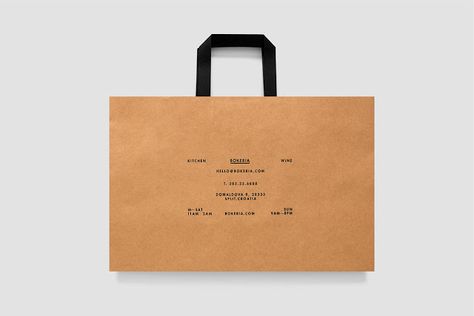 Bokeria on Packaging of the World - Creative Package Design Gallery Paper Bag Design, Creativity And Innovation, Bag Packaging, Packaging Design Inspiration, Print Packaging, Brown Paper, Packaging Labels, 로고 디자인, Brand Packaging