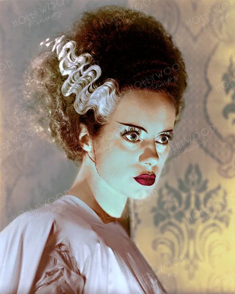 Frankenstein Hair, Bride Of Frankenstein Wig, Bride Of Frankenstein Hair, Frankenstein Makeup, Elsa Lanchester, Frankenstein Costume, The Bride Of Frankenstein, Frankenstein Art, The Rocky Horror Picture Show