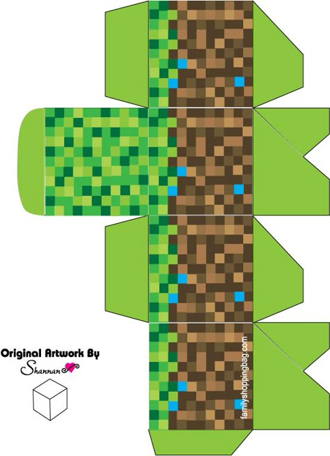 Printable Minecraft favor box free Minecraft Dort, Minecraft Box, Minecraft Png, Minecraft Party Decorations, Minecraft Decoration, Minecraft Printables, Minecraft Theme, Diy Minecraft, Minecraft Birthday Party