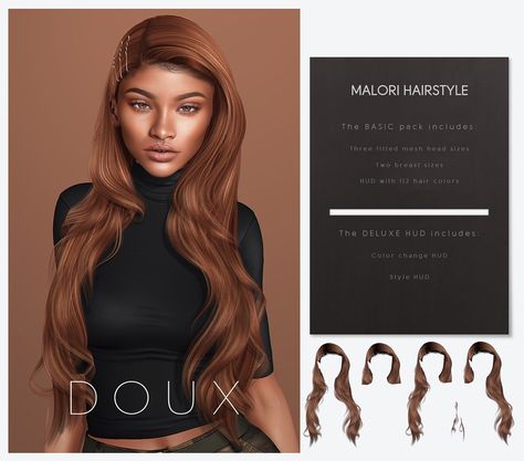 DOUX NEWS @Treschic! | Hope you guys like it and come by to … | Flickr Sims 4 Doux Hair, Sims 4 Cc Doux Hair, Doux Sims 4 Hair, Alpha Maxis Hair, Sims 4 Cc Hair Extensions, Doux Hair Sims 4, Sims 4 Crimped Hair, Sims 4 Cc Hair Alpha Long, Sims 4 Doux Medusa Hair