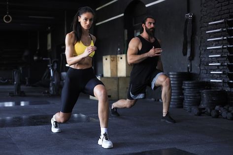 Attractive sport couple doing fitness at... | Premium Photo #Freepik #photo #fit-couple #fitness-couple #couple-workout #working-out Workout Twice A Day, Hiit Benefits, Evening Workout, Hiit Session, Relaxation Exercises, Sports Couples, Low Intensity Workout, Muscle Protein, Squat Workout