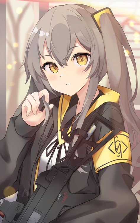 ump45 girls frontline drawn by kiritapon ihoke Ump45 Girls Frontline, Hd Wallpapers For Pc, Anime Warrior, Girls Frontline, Animated Icons, Name Art, Mobile Game, Cosplay Anime, Game Art