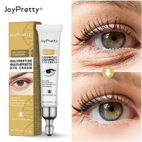 Dark Circle Eye Cream, Skin Care Eye Cream, Remove Eye Bags, Maquillage Yeux Cut Crease, Eye Wrinkle Cream, Eye Skin Care, Eye Cream For Dark Circles, Anti Aging Eye Cream, Anti Aging Wrinkles