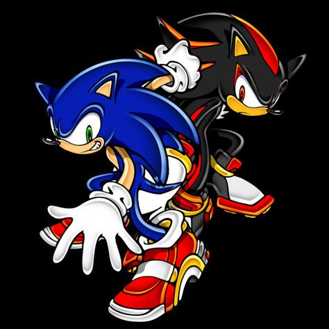 Sonic Sonic And Shadow Tattoo, Blue Sonic Wallpaper, Sonic Adventure 2 Art, Shadow The Hedgehog Y2k, Sonic Shadow Pfp, Shadow And Sonic Fanart, Sonic Adventure 2 Pfp, Shadow The Hedgehog Widget, Sonic The Hedgehog Aesthetic