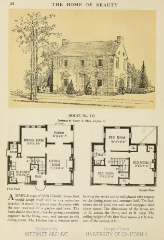 Perfect small french country, just add master bath over bottom porch. Vintage Floor Plans, Victorian House Plans, Cottage Floor Plans, Vintage House Plans, Casas The Sims 4, Sims House Plans, Casa Vintage, 3d Floor, House Blueprints