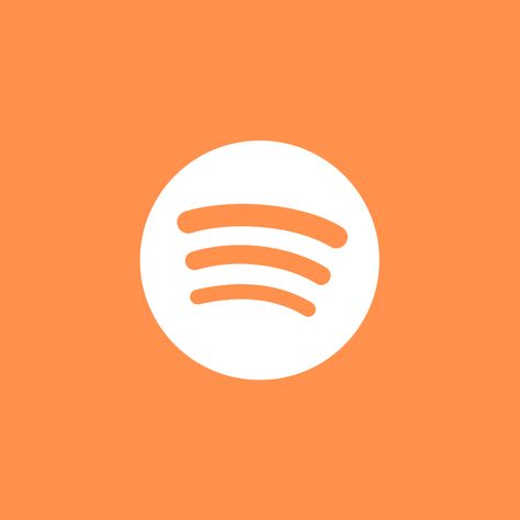 App Icon Orange, Iphone Wallpaper Orange, Spotify Logo, Spotify Icon, The Color Orange, Orange Phone, Orange Icons:), App Store Icon, App Background