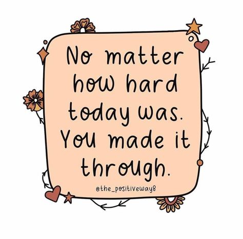 Today Is Hard Quotes, Hard Day Quotes, Student Wellbeing, New Day Quotes, Inspirational Classroom Posters, Aunt Quotes, Today Is A New Day, Finding Hope, Positive Mental Health