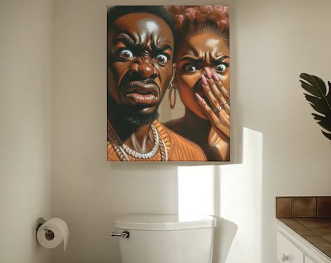 Black canvas art