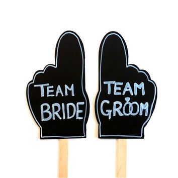 2 Chalkboard Photo Booth Props Fingers Team Bride and Team Groom Hand Finger Signs Props Chalk board Photobooth Props Wedding Decoration Photobooth Props Wedding, Hockey Wedding Theme, Hockey Wedding, Team Groom, Wedding Photo Booth Props, Photobooth Props, Booth Wedding, Wedding Entrance Decor, Wedding Photo Props