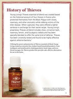 the History of Young Living Thieves Essential Oil Essential Oils And Their Uses, Oils And Their Uses, Living Oils Recipes, Young Living Thieves, Thieves Oil, Thieves Essential Oil, Young Living Essential Oils Recipes, Yl Oils, Yl Essential Oils