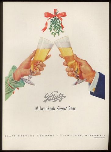 The twelve old beer ads of Christmas | The Spokesman-Review Blatz Beer, Liquor Ads, Vintage Beer Signs, Roger Wilkerson, Beer Ads, Holiday Beer, Christmas Advertising, Beer Advertising, Christmas Beer