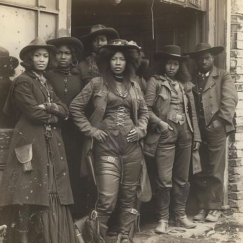 Cowgirl Black Women, Goth Western Aesthetic, Black Cowgirl Aesthetic, Dark Cowgirl, Western Gothic Aesthetic, Black Cowgirl Outfit, Winter Cowgirl Outfit, Concrete Cowboy, Dark Western