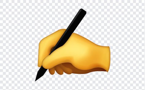 Writing Hand Emoji PNG Writing Emoji, Praying Emoji, Middle Finger Emoji, Writing Hand, Image Rock, Emoji Png, Hand Emoji, Ios Emoji, Free Writing