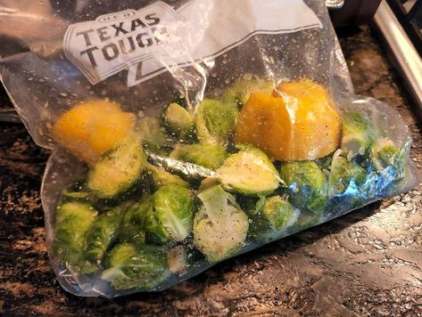 Brussel Sprouts Marinated Overnight, Marinade For Brussel Sprouts, Brussels Sprout Marinade, Brussel Sprout Marinade, Buttery Brussel Sprouts, Marinated Brussel Sprouts Overnight, Marinated Brussels Sprouts, How To Cook Brussel Sprouts, Marinated Brussel Sprouts