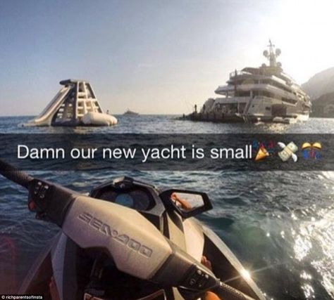 Rich parents of Instagram show off lavish lifestyles | Daily Mail Online Rich Parents Aesthetic, Rich Kid Problems, Rich Kids Snapchat, Pet Cheetah, Rich Parents, Rich Kids Of Instagram, Parents Christmas, Luxury Car Dealership, Designer Shopping