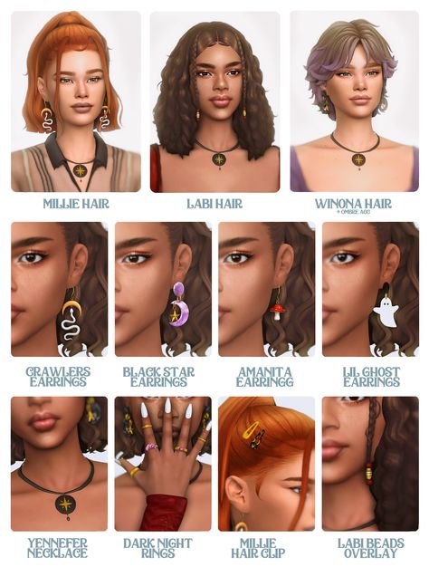 Sims 4 Beaded Necklace, Sims 4 Cc Short Spiky Hair, Sims 4 Cc Earrings Set, The Sims 4 Cc Hairstyles Short, Sims 4 Cc Sets Hair, Sims 4 Game Mods Patreon, Maxis Match Necklace, Sims 4 Maxis Match Earrings, Short Hair Sims 4 Cc Maxis Match