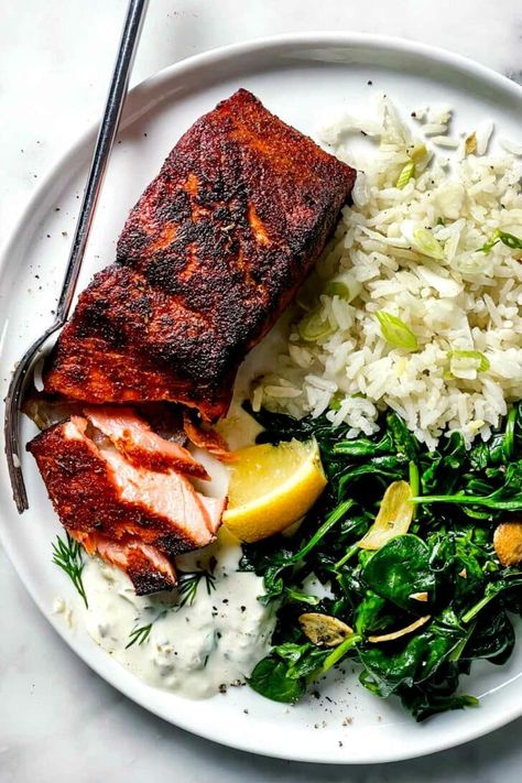 Blackened Salmon Seasoning, Blackened Salmon Bowl, Kokanee Salmon Recipes, Homemade Blackened Seasoning, Steamed Clams Recipe, Blackened Salmon Recipes, Blackened Fish, Recipes Salmon, Blackened Seasoning