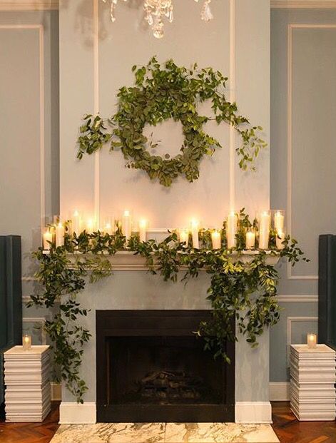 Fleur Chicago Mantle Arrangements, Fireplace Florals, Fireplace Flowers, Wedding Fireplace Flowers, Wedding Flowers Fireplace, Wedding Mantle Decor, Fireplace Mantle Florals Wedding, Mantel Floral Arrangements, Wedding Fireplace Decorations