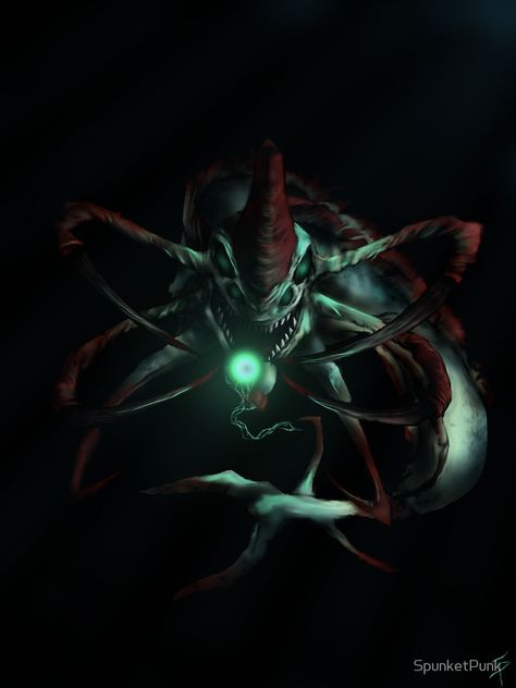 Gargantuan Leviathan, Leviathan Subnautica, Reaper Leviathan, Septiceye Sam, Subnautica Creatures, Subnautica Concept Art, Glowing Orb, Drawing Comics, The Reaper